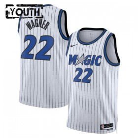 NBA Børn Trøje Orlando Magic Franz Wagner 2025-26 Nike Association Edition Hvid Swingman
